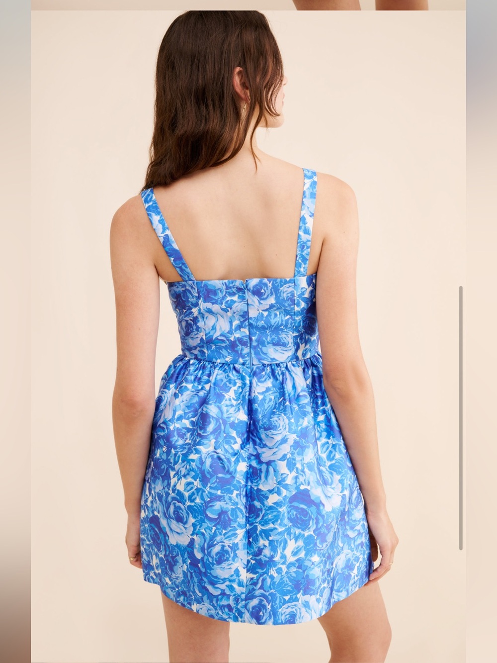Sachin + Babi Cora Blue White Floral Dress size 10 euc - Picture 3 of 8